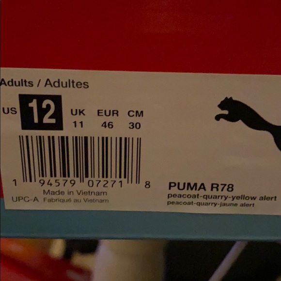 NIB PUMA Men’s R78 - Picture 9 of 9